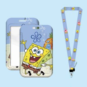 Dây đeo thẻ họa tiết hoạt hình SpongeBob mới nhất 2024