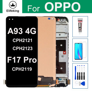 6.4 LCD สำหรับ OPPO A93 4G CPH2123 CPH2121/F17 Pro CPH2119แสดงผลหน้าจอสัมผัส Digitizer แทนที่ด้วยเครื่องมือประกอบ