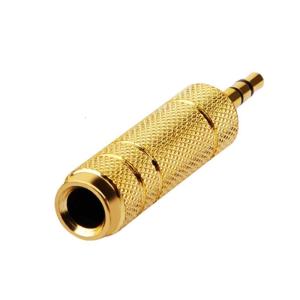 Bộ chuyển đổi tai nghe Bộ chuyển đổi âm thanh Bộ chuyển đổi đầu cái 3.5mm (1/8inch) đến 6.35mm (1/4inch) cho bộ khuếch đại guitar