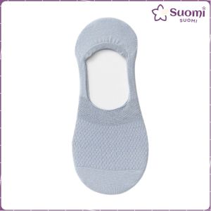 Suomi Breathable Womens Invisible Non-Slip Boat Socks Mesh Design Polyester Soles Boat Socks