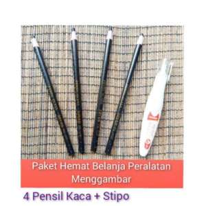 Pensil Kaca Joyko Pensil Penebal Hitam Pensil Outline Gambar Dan Stipo Greebel Hiasan Titik2 Putih Peralatan Menggambar