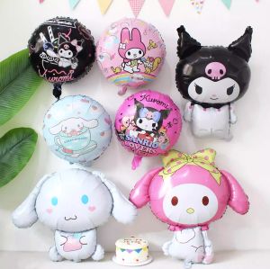Sanrio Balloon Kawaii Anime Kuromi My Melody Cinnamoroll Birthday Party Decoration Jumbo Balloons Girl Heart Cute Photo Prop
