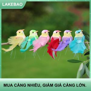 【LAKEBAO】 Mô Phỏng Dài Đuôi Lông Chim Bức Tượng Mô Hình Thiết Lập Nhân Tạo Chim Trang Trí Đầy Màu Sắc Lông Trang Trí Sân Vườn Nhà