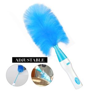 360 Electric Spin Scrubber AdjustableElectric Dust Cleaner Spin Feather Household Cleaning Duster Supplies Dust Blinds Charging