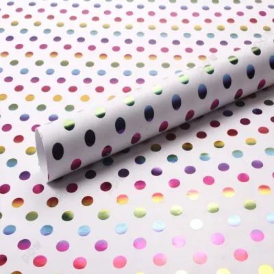 UMI 1pc 50*70cm Bronzing Happy Birthday Kertas Hadiah Box Gift Diy Packaging Flower Wrapper Wrapping Paper