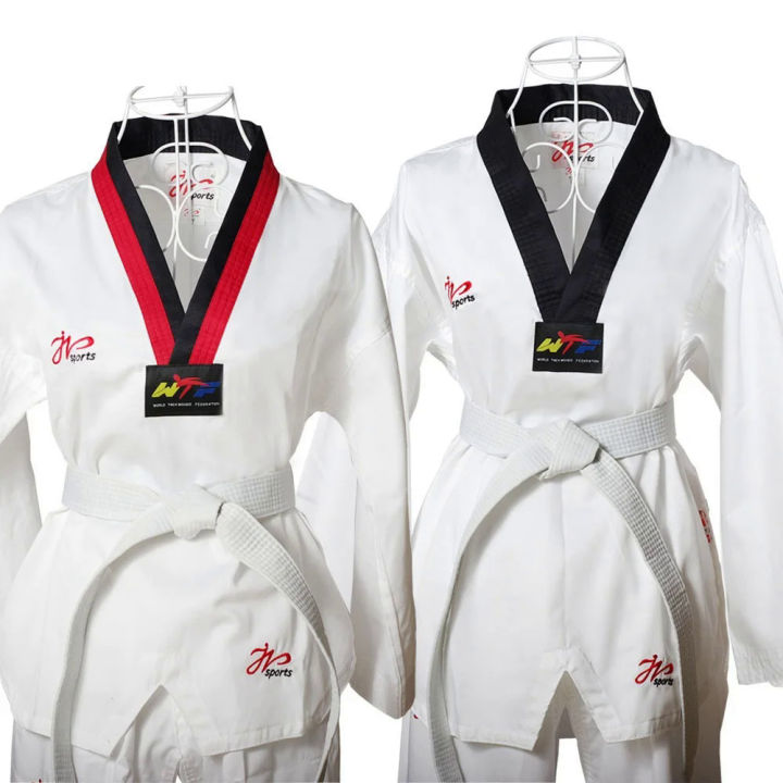 Hot Sale White Taekwondo Uniform Children Taekwondo Dobok With Belt ...