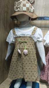 [BabyZoe] Dress Codorai 1-4 th setelan anak perempuan cherry