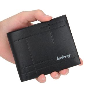 Dompet Slim Pria Baellerry: Dompet Kulit Pria PU Leather Premium