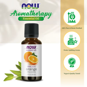 NOW Essential Oils Orange Oil 100% Pure Cold Pressed Natural Aromatpy 30ml