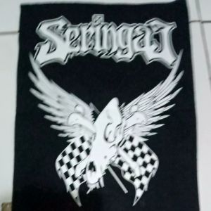 BACKPATCH BAND SERINGAI UNTUK DIJAHIT DIBELAKANG JAKET