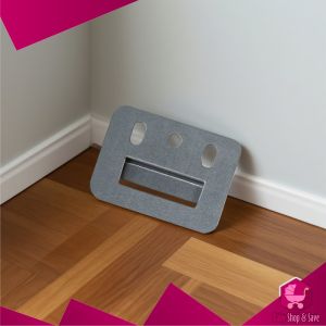 BabyShop-C1305 Klip WPC Wall Panel Stainless Steel Untuk Pemasangan Dinding Klip Wall Panel Dinding