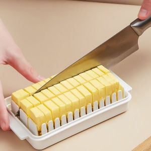 Butter Cutting Storage Box with Lid Fresh-keeping Storage Box for Fresh Butter & Cheese
