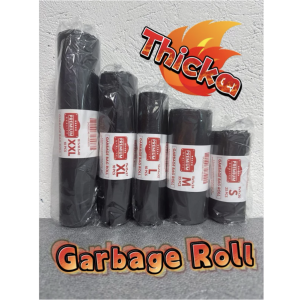 Ecoplanet Thin And Thick Trash Garbage Bag Small/Medium/Large/XL/2XL per Roll (Can be used for Clothes!)