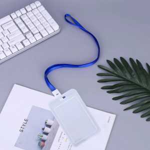 Name Tag ID Card Holder Plastik Transparan Tempat Kartu ID Frame Casing Name Tag | Lanyard ID Card Holder