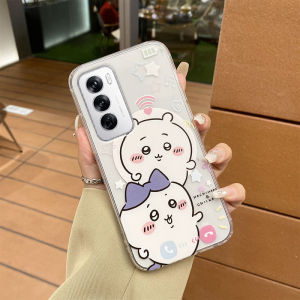 เคส OPPO Reno12 Pro Reno12 F Reno 12 5G ใหม่2024น่ารักลาย Catoon Chiikawa ทีพียูนุ่มโปร่งใสเคสใส่โทรศัพท์ OPPO Reno12 F 5G