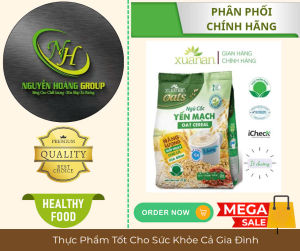COMBO 5 Gói - Ngũ Cốc Yến Mạch Ít Đường Xuân An 400g