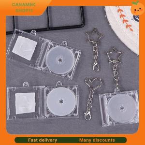 ❣️❣️❣️ Blank Album Mini CD Case Keychain CD Player Keyring Peripheral Commemorative Album Key Holder For DIY Backpack Pendant