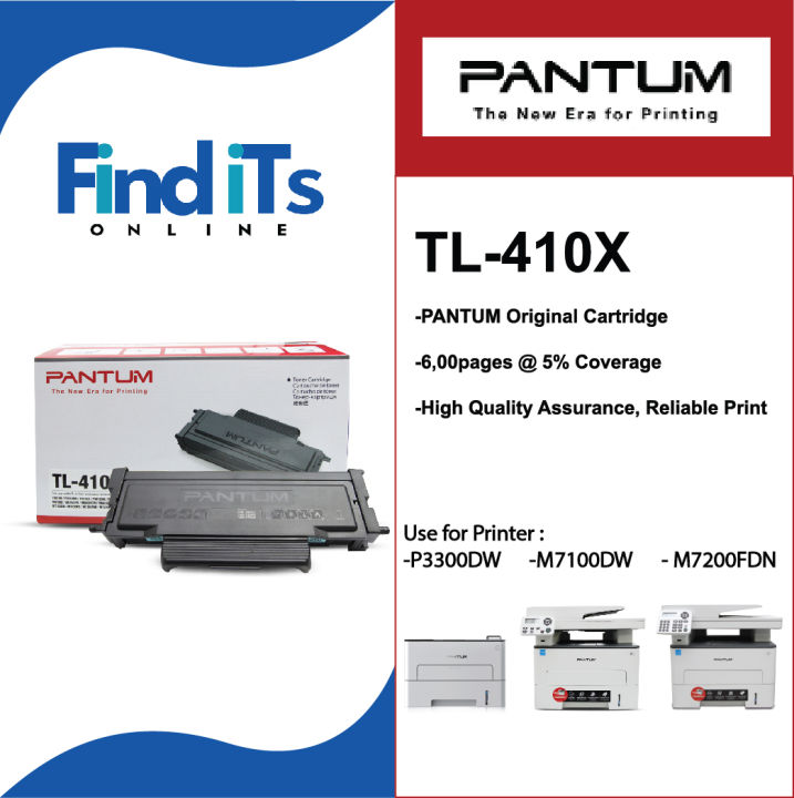 【Ready Stock】Pantum Original Cartridge TL-410X | Lazada