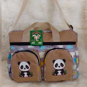 Tas Bayi Besar Dobel Saku Motif Karakter