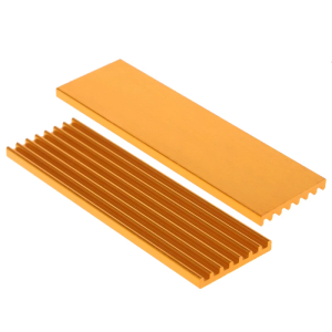 Aluminum Cooling Heat Sink Thermal Pads Heat Dissipation Radiator Thickness 3mm for M.2 PCI-E NVME M2 SSD Heatsink