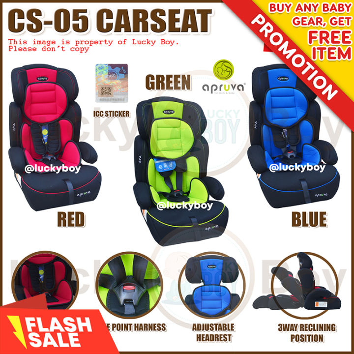 Apruva CS 05 AYA Car Seat for Baby Convertible to Booster up to 11 years old Lazada PH