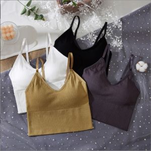 CB-1917 เสื้อครอป ครอปบรา เสื้อในสายเดี่ยว เสื้อในไร้โครง เสื้อในแฟชั่น ชุดชั้นใน บราครอปครึ่งตัว ชุดไปทะเล