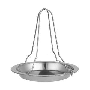 Thép dọc rang xay Rack với Pan cho BBQ bên chịu nhiệt nướng phụ kiện cho lớn bữa ăn và nấu ăn ngoài trời