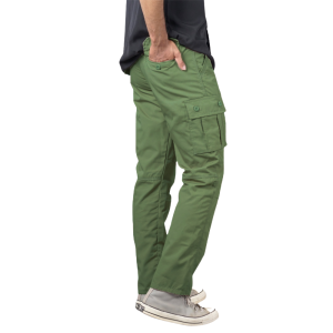 Jyuline Breeches Loose Trouser Eril Cargo Reguler Hijau Army