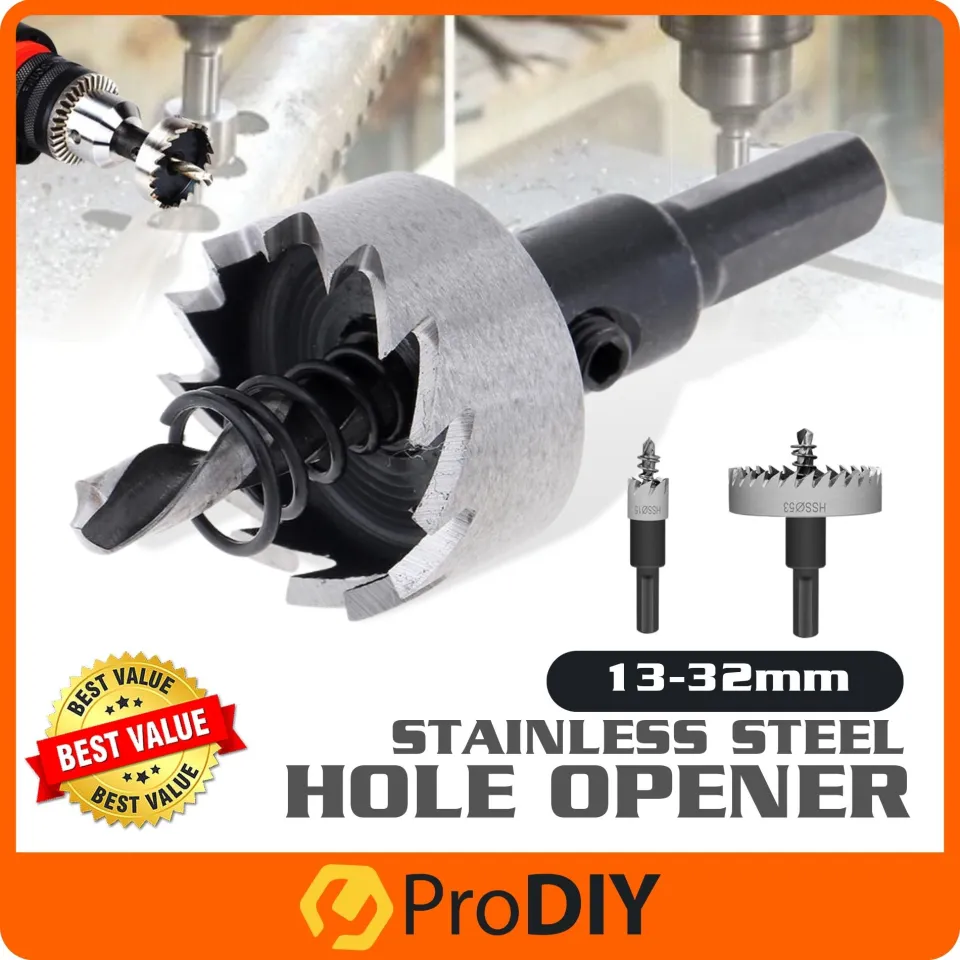 Best hole saw for deals stainless steel