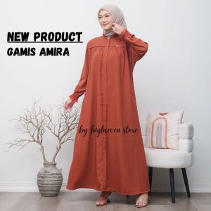 Gamis Queen Amira Kerah Rempel