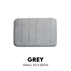 [SG STOCK] Microfiber Thick Floor Mat Anti Slip Water Absorbent Rug For Stylish Bathroom Kitchen Doormat Vertical