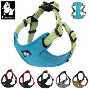 Truelove Padded Reflective Dog Harness Vest Pet Step in Harness Adjustable No Pulling Pet Harnesses for Small Medium Dog TLH59512026