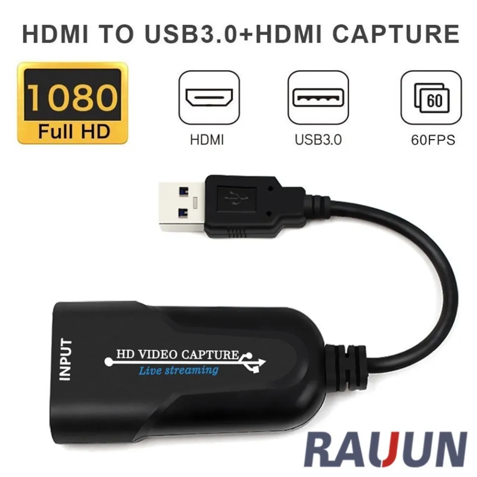 Hdmi to usb on sale video capture device