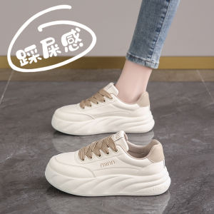 Giày thể thao nữ da mềm màu trắng giá khuyến mãi 2024 Mùa xuân và mùa hè bán chạy kích thước nhỏ 34 Giày thể thao đế mềm và giày thể thao chống trượt
