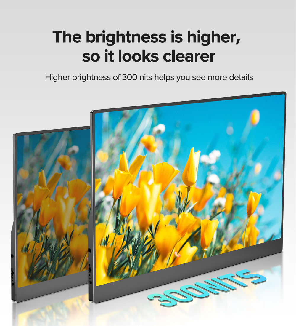UPERFECT 【Local delivery】15 Inch Touchscreen Portable Monitor 1080P/4K ...