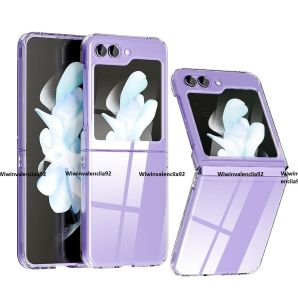 New CLEAR CRYSTAL Case SAMSUNG Z FLIP 6 5 Z FLIP 4 Transparent Hard Case Full Galaxy 5G / Hardcase Transparant Body Armor For Shockproof Phone Cover SLIM Thin Protective Cases Original Casing Bening White Plastik TPU For ZFLIP FLIp5 Zflip5 Brand 2024 4G