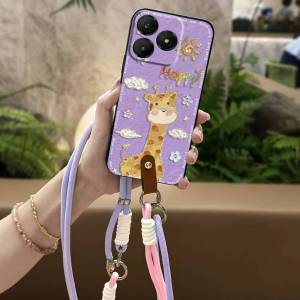 Durable Waterproof Phone Case For Wiko T20 Soft case Cute Necklace Cartoon Back Cover TPU Graffiti Full wrap Anti-dust