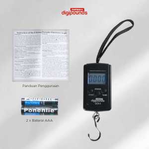 RAJA Taffware Timbangan Gantung digital 75 kg 0.01kg Scale Barang Koper sayuran Tas buah laudry WA27