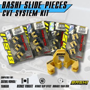 BASHI SLIDE PIECE SLIDER CVT TEFLON UNION SUZUKI SPIN SKYWAVE SKYDRIVE HAYATE NEX
