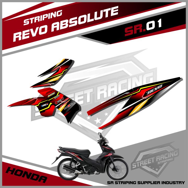 Striping Revo Absolute - Sticker Striping List Variasi Motor Revo ...