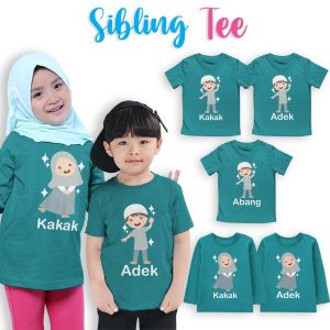 Kaos Anak Couple Lengan Panjang Tshirt Anak Couple Adek Kakak Tosca