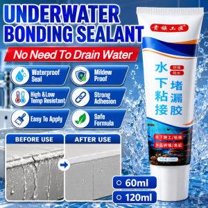 Underwater Bonding Sealant Waterproof Moldproof Adhesive Leak Repair Glue Strong Sealing Anti-Mildew Sealant For Home And Marine Use