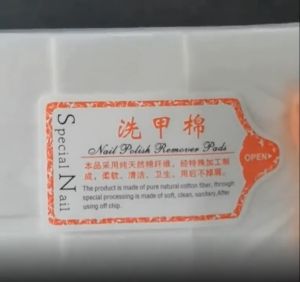 1000PCS Nail Polish Remover Pads Cotton Pads Gel Polish Remover towel cotton cloth PAZU