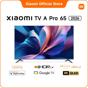 Xiaomi TV A Pro 65 2026 | Màn hình QLED 4K độ sáng cao với công nghệ làm mượt chuyển động | Tần số quét 120Hz khi bật chế độ Game Boost qua HDMI | Bề mặt kim loại bắt mắt với thiết kế khung viền siêu mỏng