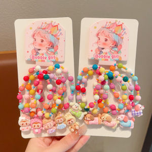 JJT Cute Cartoon Beaded Bracelets for Kids Girls Princess Series Handmade Jewelry with Adorable Animal Charms