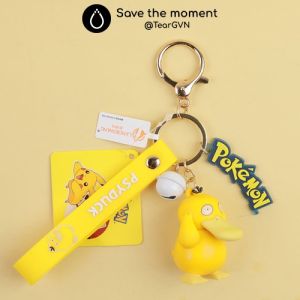 Móc khóa Pokemon Langbowang chính hãng gồm Pikachu Psyduck Bulbasaur Squirtle Charmander Jigglypuff