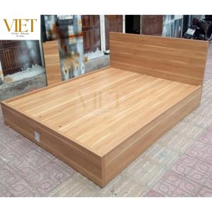 Giường gỗ cao cấp - Giường ngủ 1m21m41m61m8 có 2 hộc kéo