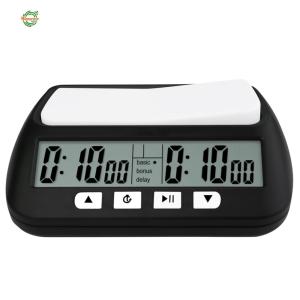 เกมกระดานมืออาชีพนาฬิกาจับเวลานับขึ้นลงการแข่งขันชั่วโมงเมตรตารางเกมหมากรุกนาฬิกาจับเวลาสำหรับหมากรุกนานาชาติ[Winnereco World]