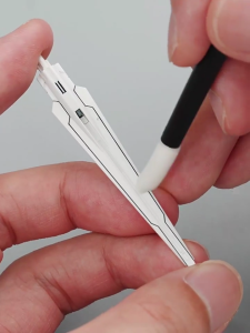 Easy to Use Cleaning Stick High Absorbency Cotton Head Tool for Effective Line Wash and Residues Removal