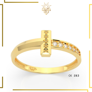 CINCIN EMAS WANITA KADAR 375 & KADAR 300 KARAT CINCIN SIMPEL CINCIN WANITA EMAS BISA DIJUAL KEMBALI CK 283